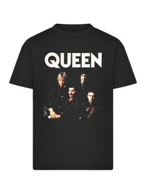 Foto van product Merchcode Shirt 'Queen' taupe / zwart / wit