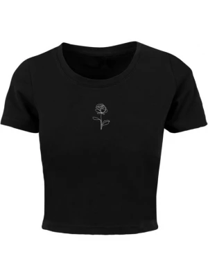 Foto van product Merchcode Shirt 'Rose' zwart / wit