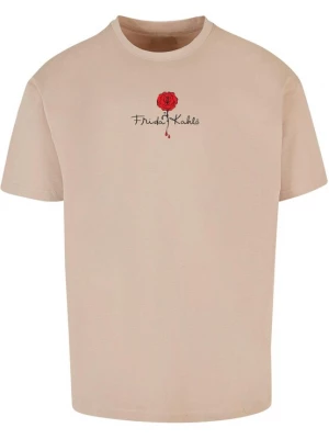 Foto van product Merchcode Shirt sand / rood / zwart
