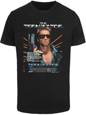 Foto van product Merchcode Shirt 'The Terminator - No Fear' blauw / roestrood / zwart / wit