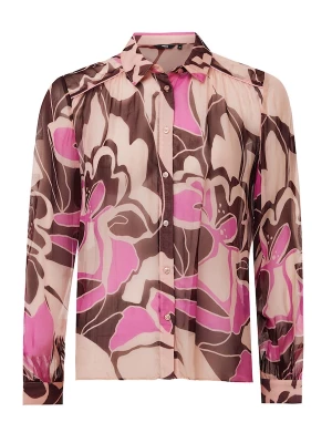 Foto van product MEXX Blouse beige / donkerbruin / lichtlila