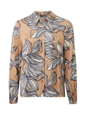 Foto van product MEXX Blouse donkerbeige / nachtblauw / wit