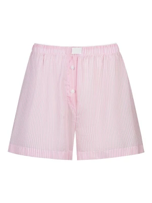 Foto van product Mey Broek 'Cotton Stripes' rosa / wit