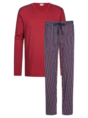 Foto van product Mey Pyjama lang 'Graphic Stripes' rood