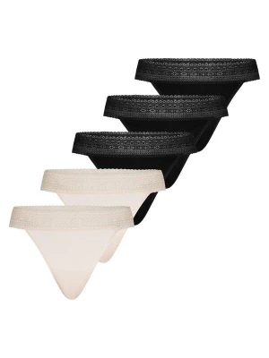 Foto van product Mey String 'Modal Lace' bruin gemêleerd