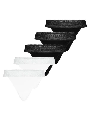 Foto van product Mey String 'Modal Lace' grijs gemêleerd