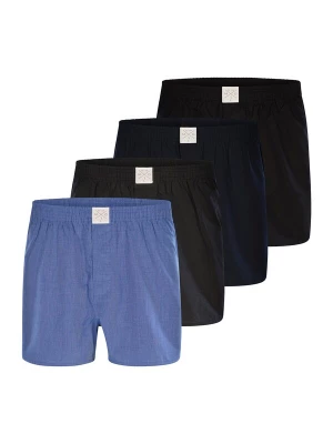 Foto van product MG-1 Boxershorts ' 4-Pack Boxershorts Classics #1 ' lichtblauw / donkerblauw / zwart