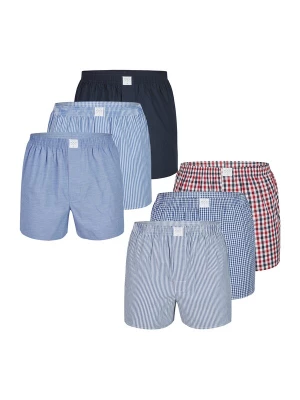 Foto van product MG-1 Boxershorts ' Classics ' blauw / gemengde kleuren / rood