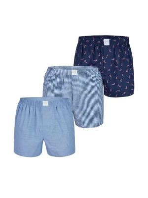 Foto van product MG-1 Boxershorts ' Sugar Cane ' lichtblauw / donkerblauw