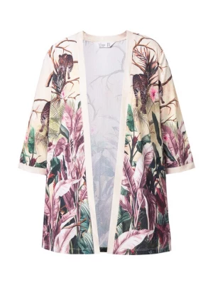 Foto van product MIAMODA Blouse beige / donkergroen / lila / donkerlila
