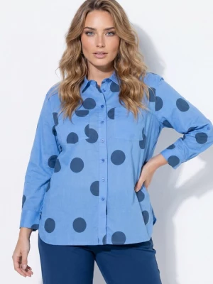 Foto van product MIAMODA Blouse blauw denim