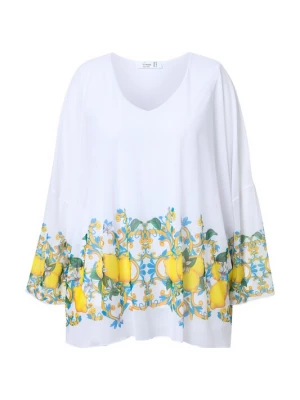 Foto van product MIAMODA Blouse blauw / geel / groen / wit