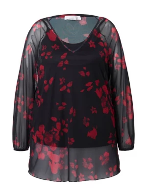Foto van product MIAMODA Blouse donkerrood / zwart