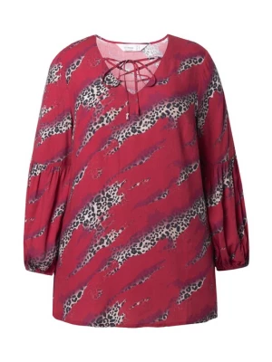 Foto van product MIAMODA Blouse gemengde kleuren / wijnrood