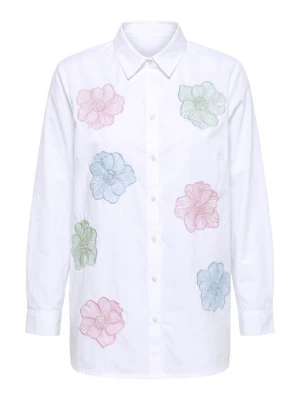 Foto van product MIAMODA Blouse lichtblauw / lichtgroen / wit