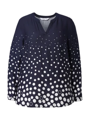Foto van product MIAMODA Blouse navy / wit