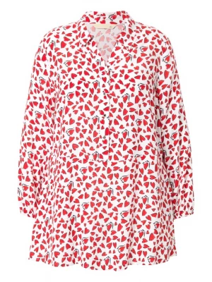 Foto van product MIAMODA Blouse rood / offwhite