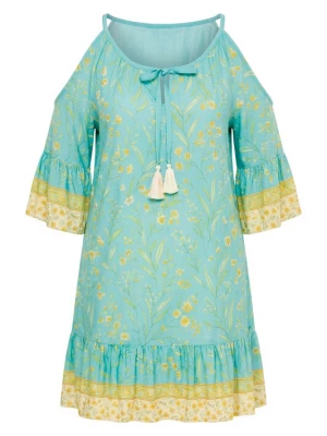 Foto van product MIAMODA Blouse turquoise / geel