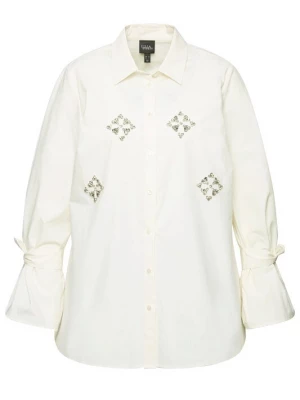 Foto van product MIAMODA Blouse zilver / wit