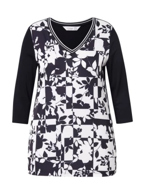 Foto van product MIAMODA Blouse zwart / wit