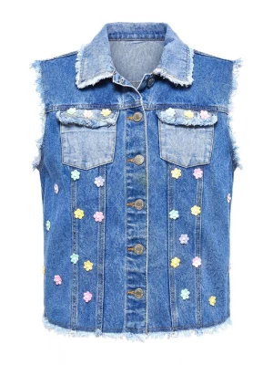 Foto van product MIAMODA Bodywarmer blauw denim