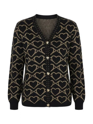 Foto van product MIAMODA Gebreid vest beige / zwart