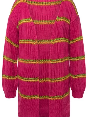 Foto van product MIAMODA Gebreid vest geel / groen / bloedrood