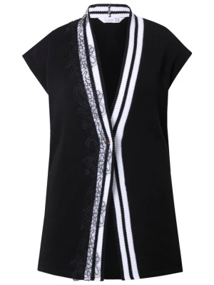 Foto van product MIAMODA Gebreid vest zwart / wit