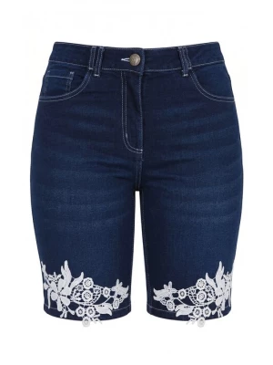 Foto van product MIAMODA Jeans blauw denim / wit