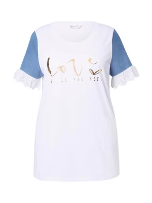 Foto van product MIAMODA Shirt blauw / goud / wit
