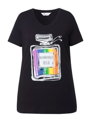 Foto van product MIAMODA Shirt blauw / oranje / zwart / wit