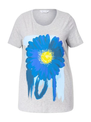 Foto van product MIAMODA Shirt blauw / pastelblauw / neongeel / lichtgrijs / grijs gemêleerd