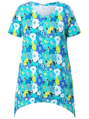 Foto van product MIAMODA Shirt blauw / turquoise / grasgroen / wit