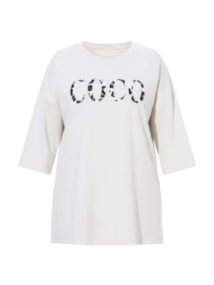 Foto van product MIAMODA Shirt bruin / wit / offwhite