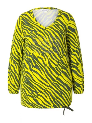 Foto van product MIAMODA Shirt citroengeel / riet / grasgroen