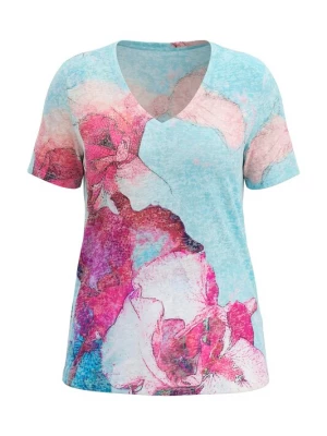 Foto van product MIAMODA Shirt cyaan blauw / pink