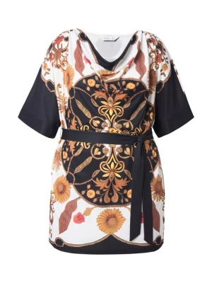 Foto van product MIAMODA Shirt donkergeel / zwart / wit