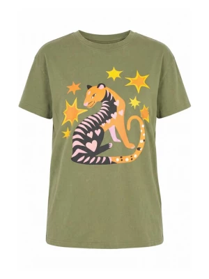 Foto van product MIAMODA Shirt donkergroen / oranje / pink