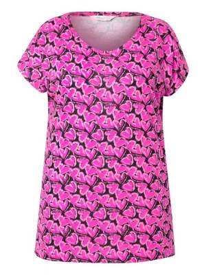 Foto van product MIAMODA Shirt fuchsia / lichtroze / zwart