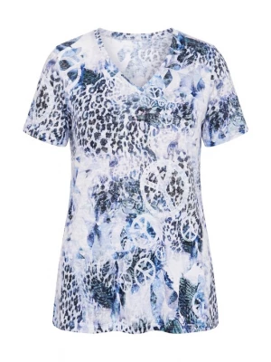 Foto van product MIAMODA Shirt gemengde kleuren / wit