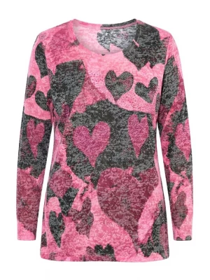 Foto van product MIAMODA Shirt grijs / lichtroze