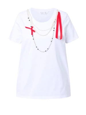 Foto van product MIAMODA Shirt kersrood / zwart / wit