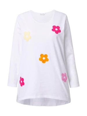Foto van product MIAMODA Shirt lichtbeige / oranje / pink / wit