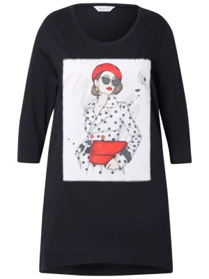 Foto van product MIAMODA Shirt lichtgrijs / rood / zwart / wit