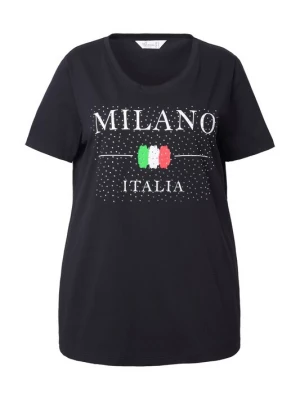 Foto van product MIAMODA Shirt lichtgroen / rosa / zwart / wit