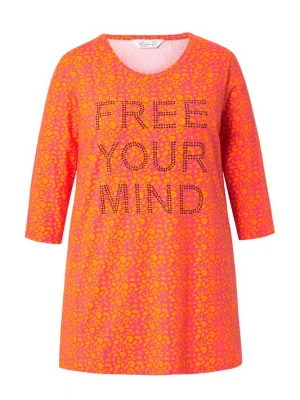 Foto van product MIAMODA Shirt oranje / pink / zwart