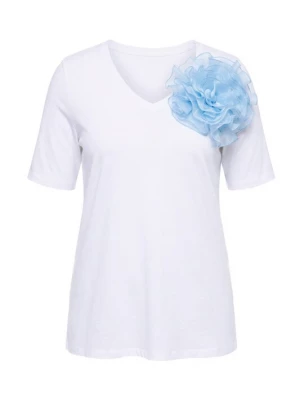 Foto van product MIAMODA Shirt pastelblauw / wit