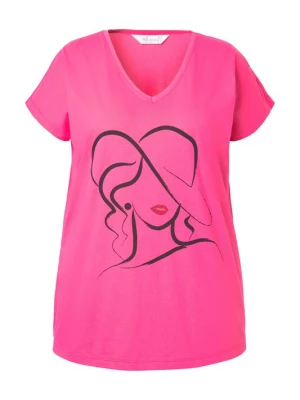Foto van product MIAMODA Shirt pink / rood / zwart