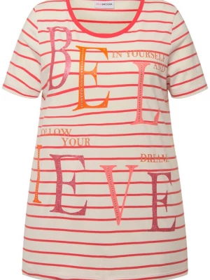 Foto van product MIAMODA Shirt zalm roze / pink / rood / wit