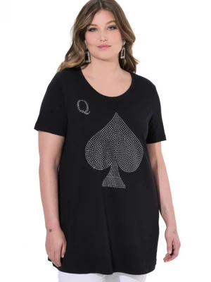 Foto van product MIAMODA Shirt zilvergrijs / zwart